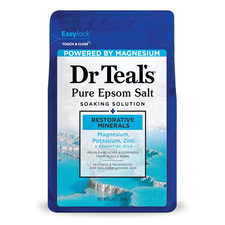Dr Teal's Pure Epsom Salt, Restorative Minerals with Magnesium, 3 Lbs