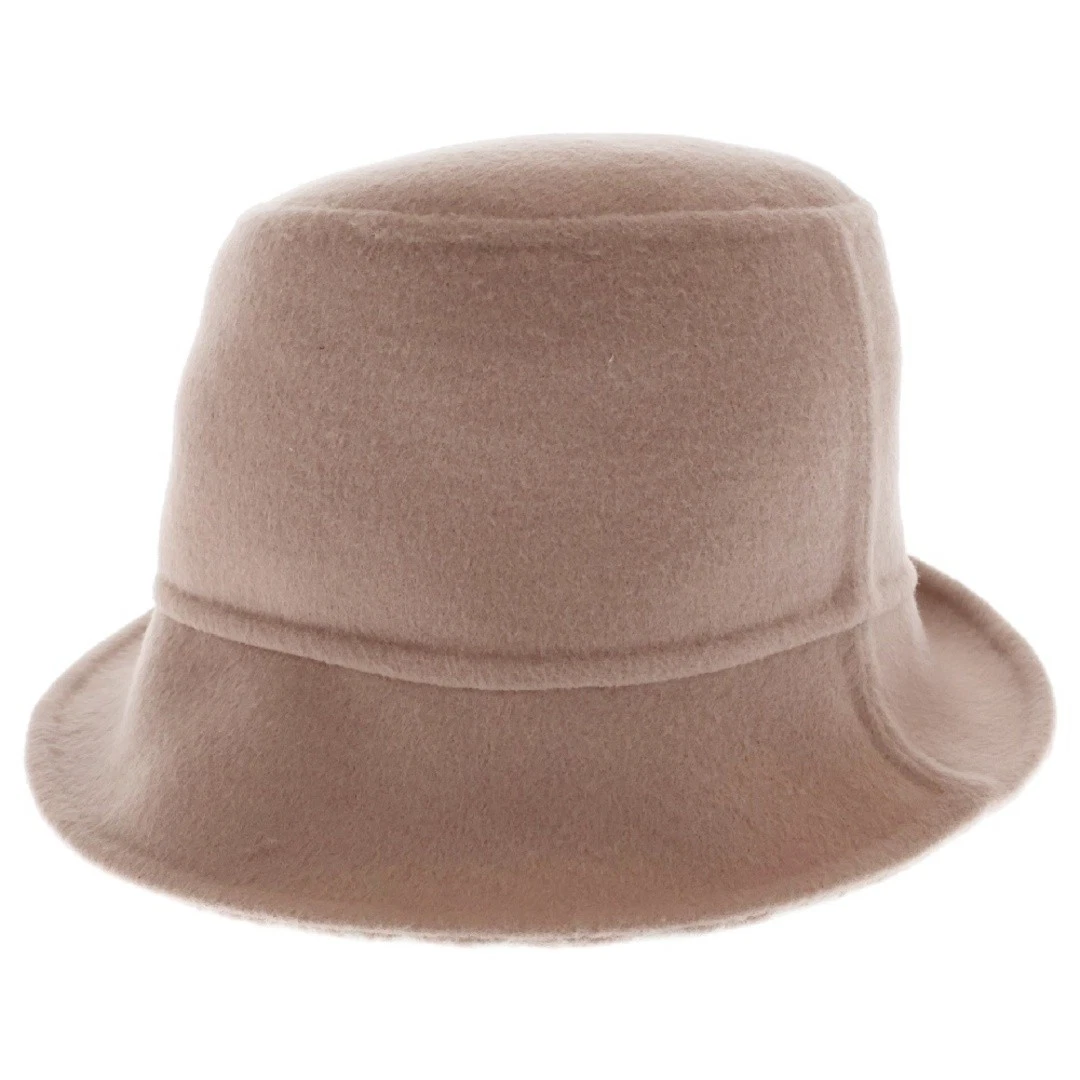 Chapeau seau oblique Christian Dior rose beige laine x soie occasion 8ae5e64bd6a0d52f28