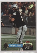 1992 Topps Stadium Club Football Legend George Blanda #4 HOF 16yo