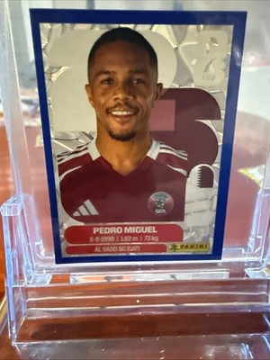 2026 Panini FIFA World Cup: RARE BLUE CRUMPLE - Pedro Miguel #QAT 7 Qatar