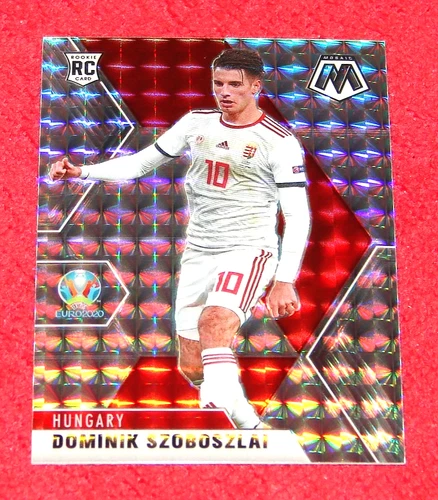 DOMINIK SZOBOSZLAI 2020-21 MOSAIC UEFA EURO SILVER MOSAIC PRIZMS RC #49 (KS2031)