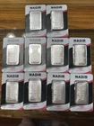 Nadir .999 Fine Silver 1 oz Bar Lot in Assay Packaging, Total 10 oz
