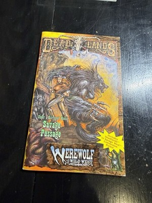 White Wolf games DEAD LANDS Werewolf the Wild West DIME NOVEL Savage Passage