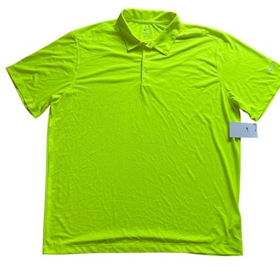 NWT Nike Men s Golf Polo Short Sleeve Voit Yellow 637167-702 Size 2XL BRAND NEW