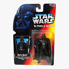 Star Wars Power of the Force Red Card Darth Vader 3 3 4 Inch Action Figure
