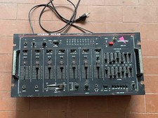 Mixer DJ Vintage Unitronic UMX-20 Rack 19" Stereo Equalizer 6 Canali Anni '80