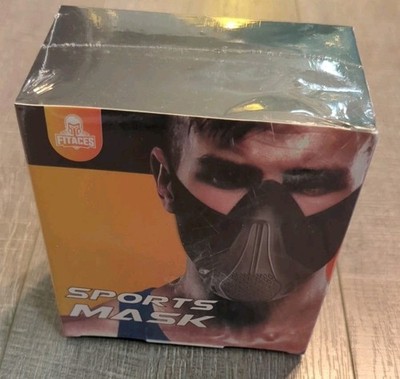 Fitaces Resistance Sports Mask High Altitude Training Endurance Filter Mask Sz S