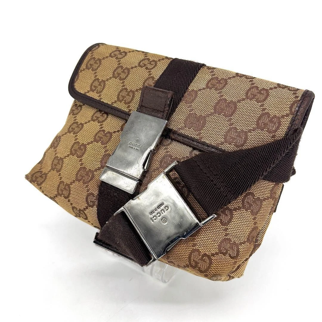 Sac bandoulière Gucci Gg toile pochette taille m2_0417