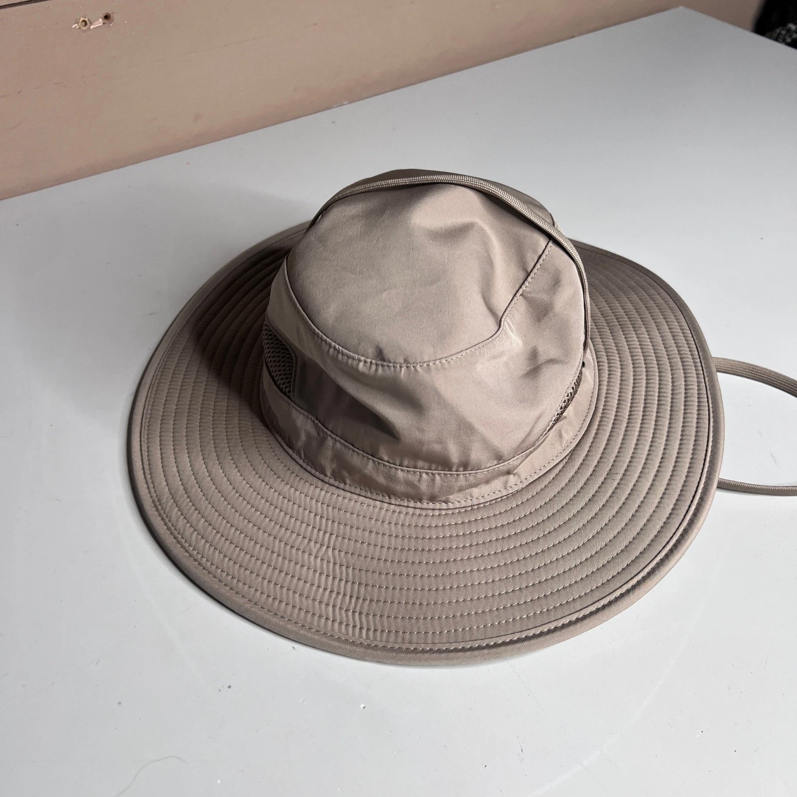 Orvis Tech Hat Tan Khaki UPF 50+ Packable Floating Sun Fishing Hiking Bucket Hat