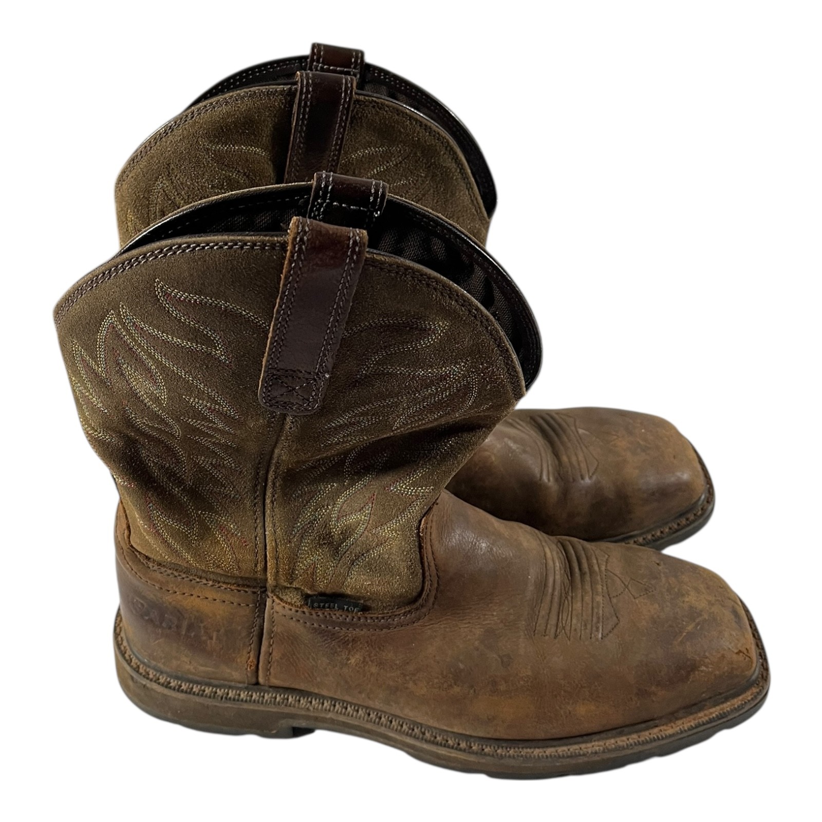 Ariat Workhog Steel Toe Waterproof Work Boots Men's Size 11D Used