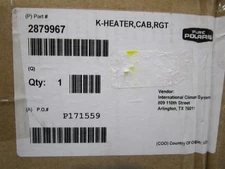 POLARIS GENUINE OEM 2879967 K-Heater CAB RGT NEW 