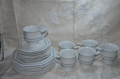 Villeroy & Boch: Gallo Leonardo Design San Marco, Kaffeegedeck 18-teilig