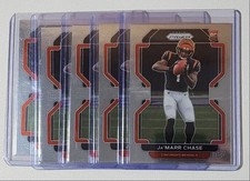 [5] JA'MARR CHASE 2021 PANINI PRIZM FOOTBALL ROOKIE BENGALS #337 RC Q4110