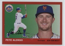 2020 Topps Archives 1955 Topps Red 26/75 Pete Alonso #19 7xr