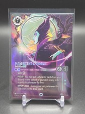 Lorcana Maleficent Diablo - Evil Incarnate Enchanted 235/207 Holo Villain