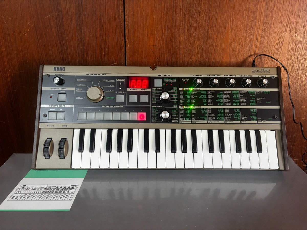Korg Microkorg Synthesizer/Vocoder w/ box | eBay