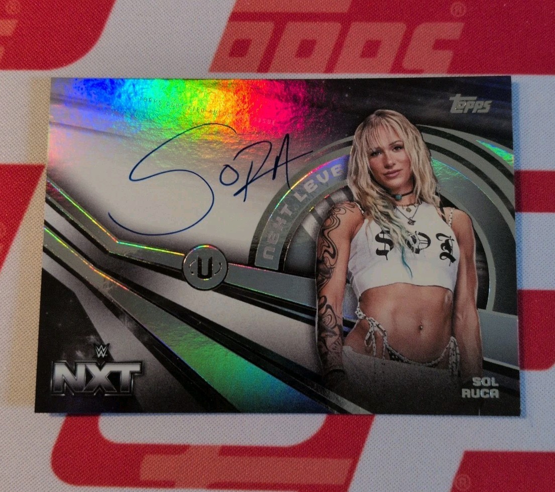 2026 Topps WWE Universe Next Level Auto #NLA-SR Sol Ruca