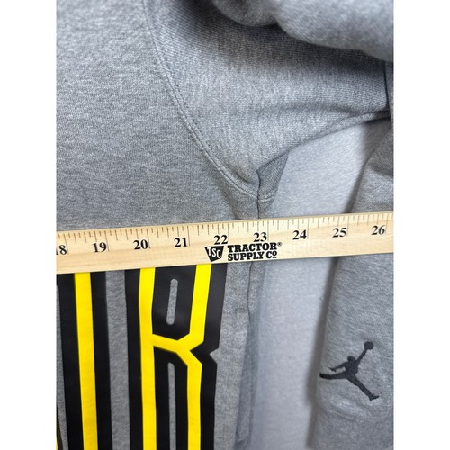Jordan Hoodie Mens Large Colorblock Pullover Spellout Jumpman Logo Basketball - Picture 6 of 13