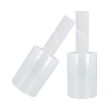 24 Rolls 5" x 1000 ft Extended Core Clear Stretch Wrap Shrink Film With Handle