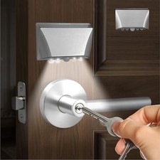 Motion Sensor Keyhole Light - Automatic on/Off Infrared LED, Suitable Silver