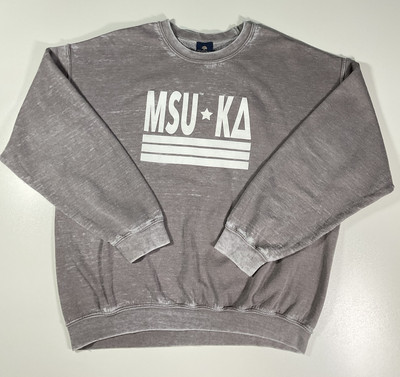 Vintage Michigan State Kappa Delta Sweatshirt Sz L Greek Life Sorority 90s