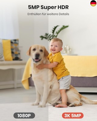 CAMSTRO Solar Überwachungskamera - 100% Kabellos Mit 360° Blick!