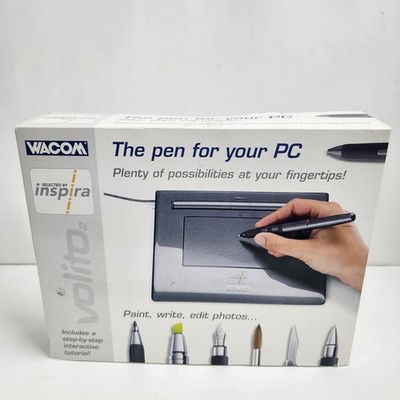 WACOM Volito 2 CTF-420-G0-B The Pen For Your PC Fully Tested