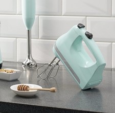 Kitchenaid Ultra Power Ice Mezclador de Mano 5 Velocidades Acero Inoxidable Turbo Batidores Aqua