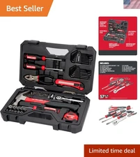 Craftsman 57-Piece Mechanics Tool Set with Low Profile Ratchet for Tight Spaces
