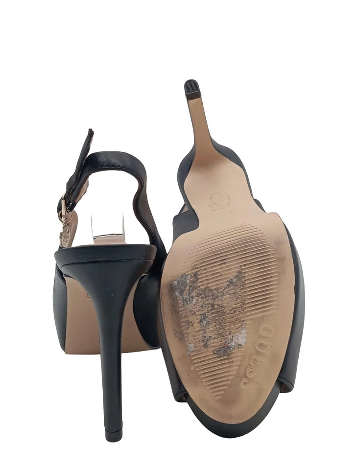 GUESS Tacones sin talón Mujeres Tacones Talla EU 37 negro elegante - Imagen 2 de 4