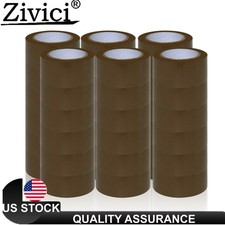 36 Rolls Premium Brown Carton Box Sealing Packing Tape 2 Mil Thick 2"x110 yard