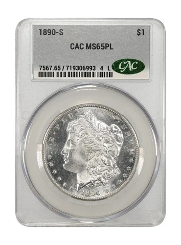 1890-S Morgan Dollar — photo from the most recent tracked eBay sale
