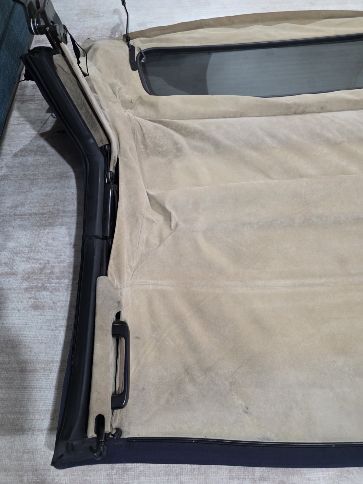 Aston Martin DB7 Volante Convertible Top - Blue/Tan