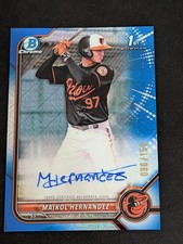 Maikol Hernandez Bowman Chrome 2022 Refractor /150 Auto