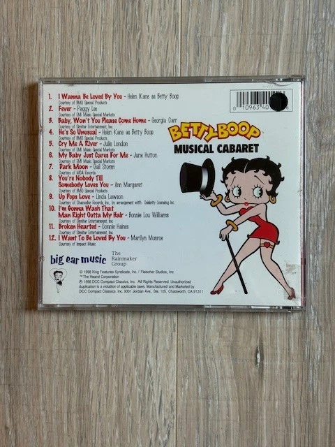 Betty Boop Musical Cabaret CD - Imagem 2 de 3