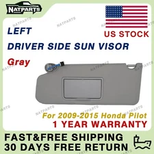 Left Driver Side Sun Visor w/ Light for Honda Pilot 2009-2015 83280SZAA01ZA