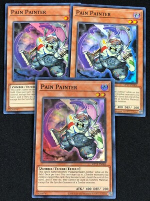 YUGIOH PAIN PAINTER OP19-EN006 X3 SUPER RARE!