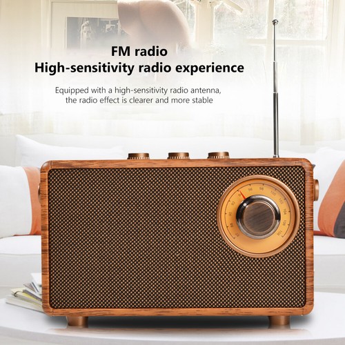 Retro-Radio-Lautsprecher, kabellos, kreatives FM-Radio für Outdoor-Reisen, Campi - Bild 8 von 12