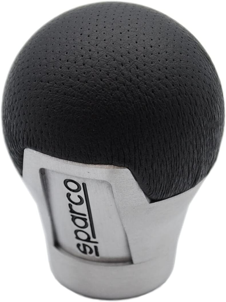sparco ステアリング・ハンドル本体 黒 sparco MTシフトノブ本体 Black Leather Metal Stitch Shift Knob SPARCO-CORSA From JAPAN | eBay