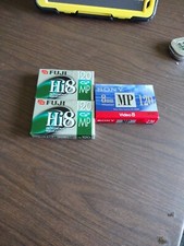 2 Lot FUJI FILM Hi8 MP P6-120 PROFESSIONAL GRADE VIDEOCASSETTE - NEW OLD STOCK 1
