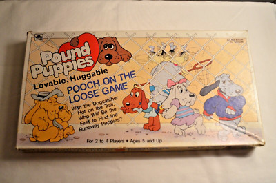 Vintage 1986 Pound Puppies Pooch on the Loose Board Game | eBay