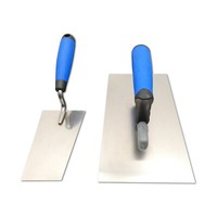 Set: GläTtkelle & Berner Putzkelle Dewepro Edelstahl Spachtel Kelle Aufziehkelle