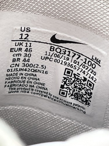 DS NEW NIKE LEBRON JAMES 17 AIR COMMAND FORCE WHITE MAN CANT JUMP Size 12 2020 - Picture 9 of 11