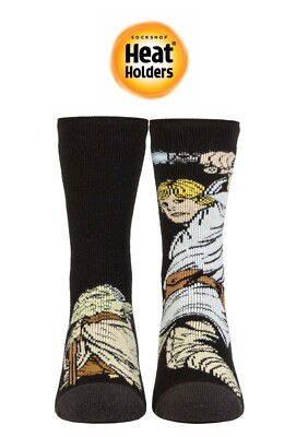 Kinder Socken Star Wars Luke Skywalker Yoda Thermo Jungen WÄRMEHALTER Lite - 1 Paar