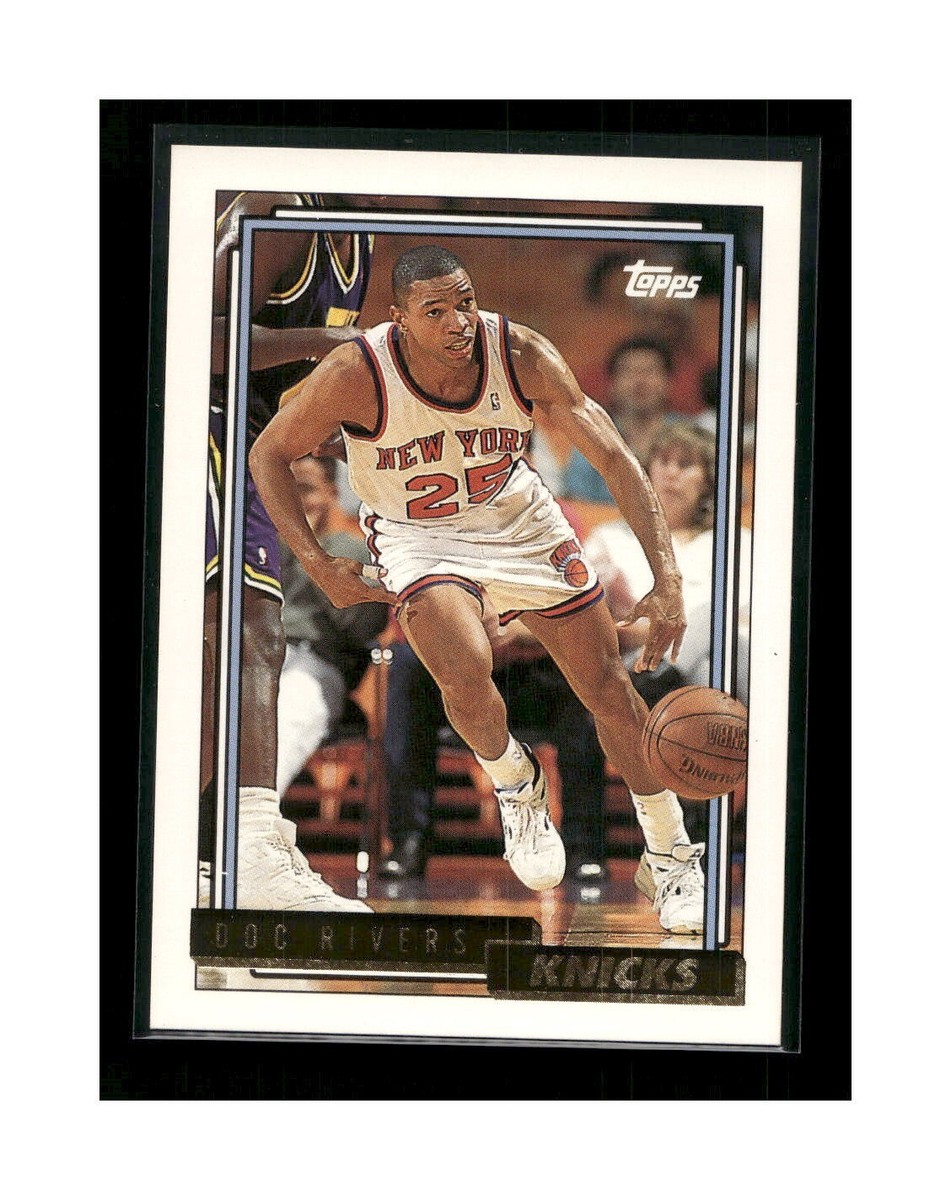 1992-93 Topps Gold New York Knicks Basketball Card #290G Doc