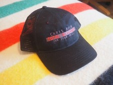 Chris Rock TOTAL BLACKOUT 2017 Comedy Tour Black Baseball Hat Cap Mesh EUC
