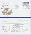 USA5 #3727 U/A FLEETWOOD FDC   New York Greetings from America