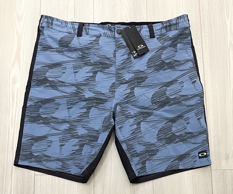 Oakley Shorts Mens 40 Rc Everywhere Hybrid Regualr Fit Blue Black