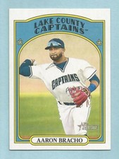 2021 Topps Heritage Minor League Baseball Aaron Bracho #166 PACK FRESH!