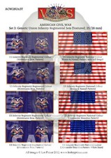 10MM TEXTURED SET 3 - GENERIC UNION INFANTRY SETS - ACW COLOURS